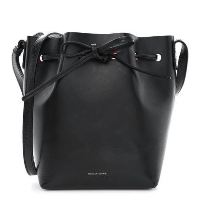 Mansur Gavriel Calfskin Mini Bucket Bag Black Flamma 1 of 11