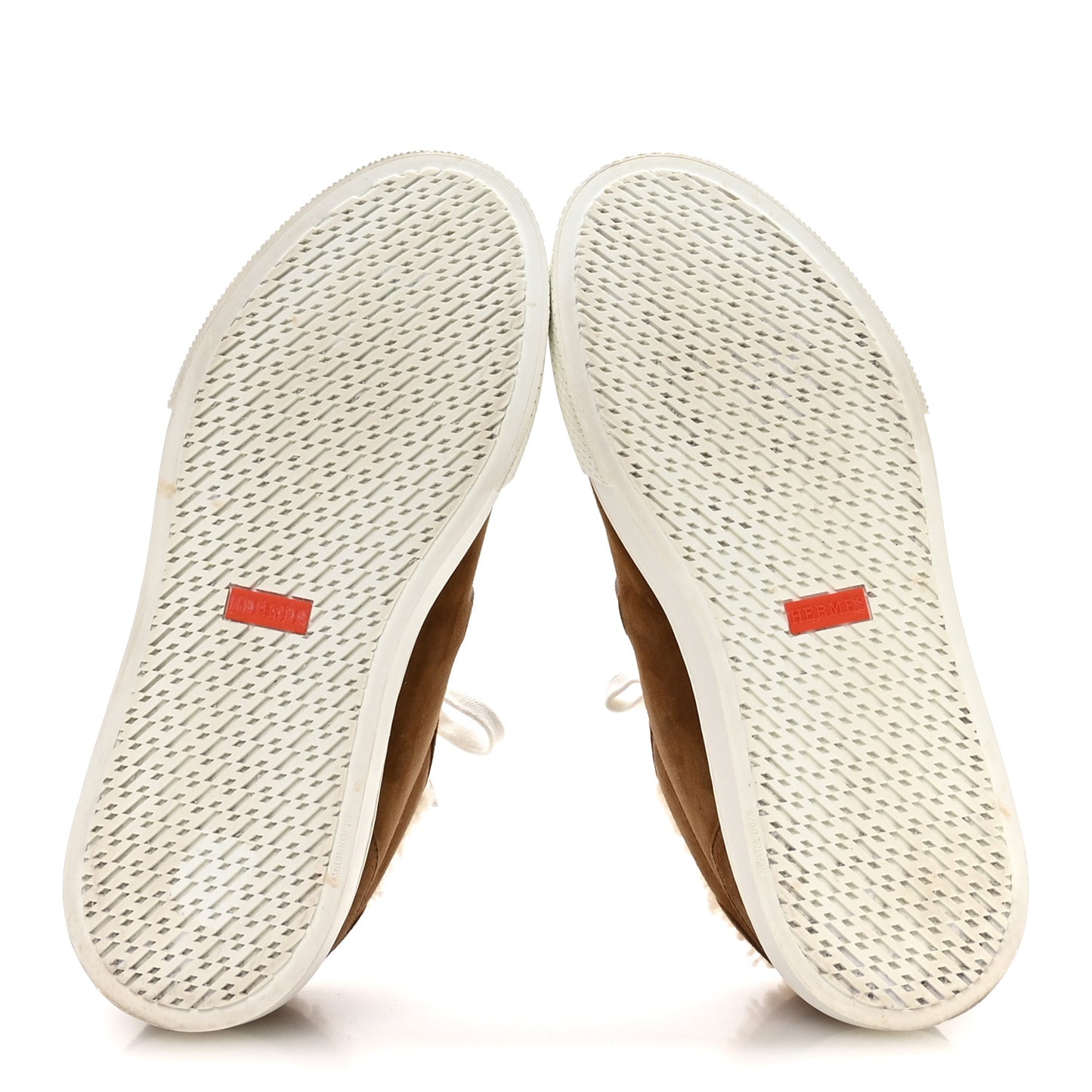 Suede Goatskin Woolskin Day Sneakers 38 Brun Fume Ecru