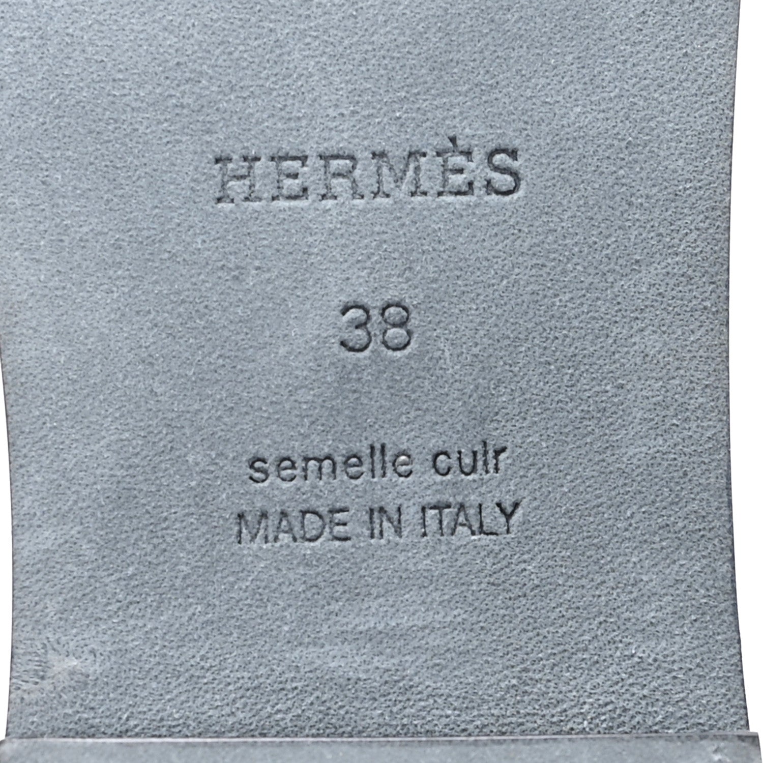 Hermes Box Calfskin Oran Sandals 38 Black 1859150 – FASHIONPHILE