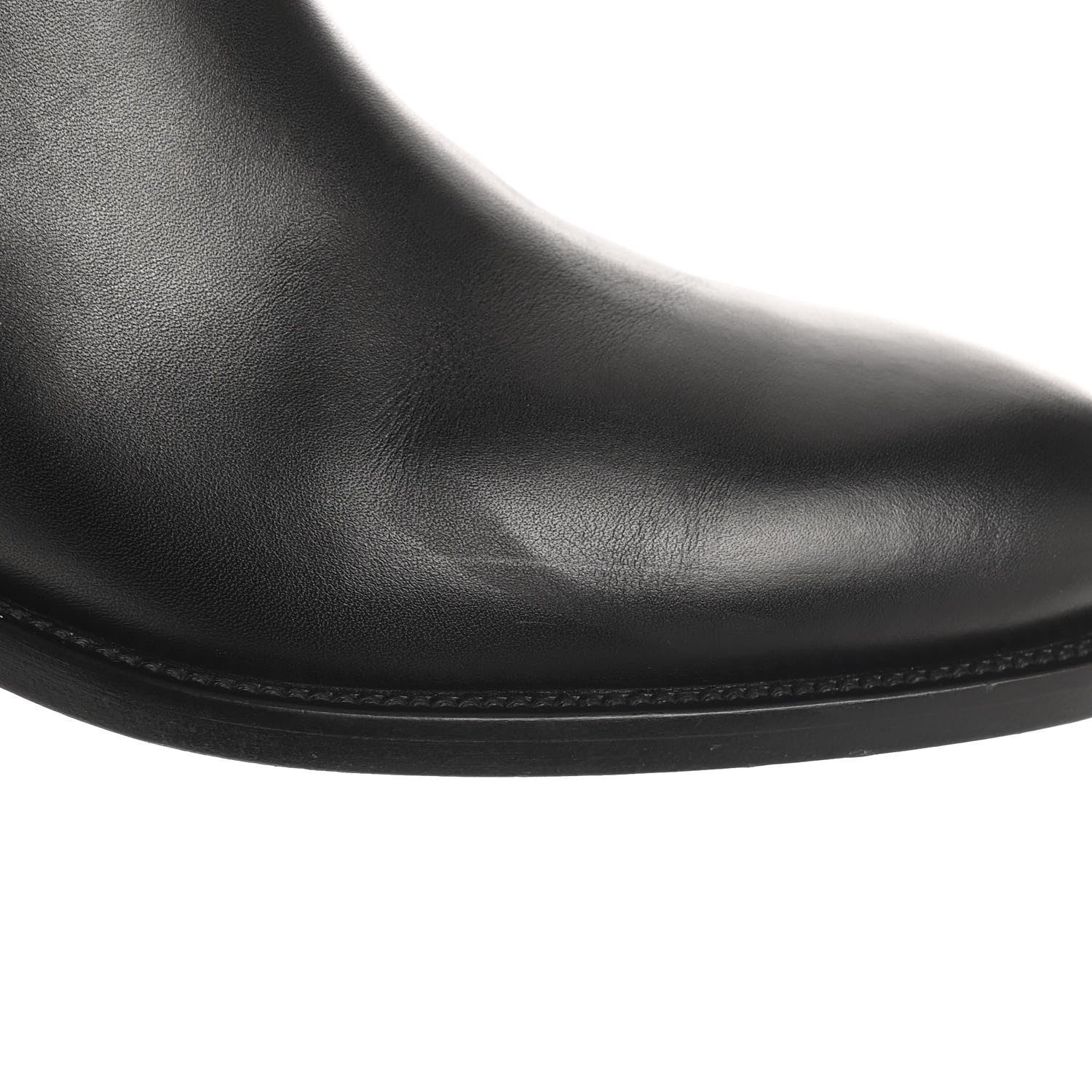 Hermes Box Kelly Jumping Boots 36 Black 11 of 14