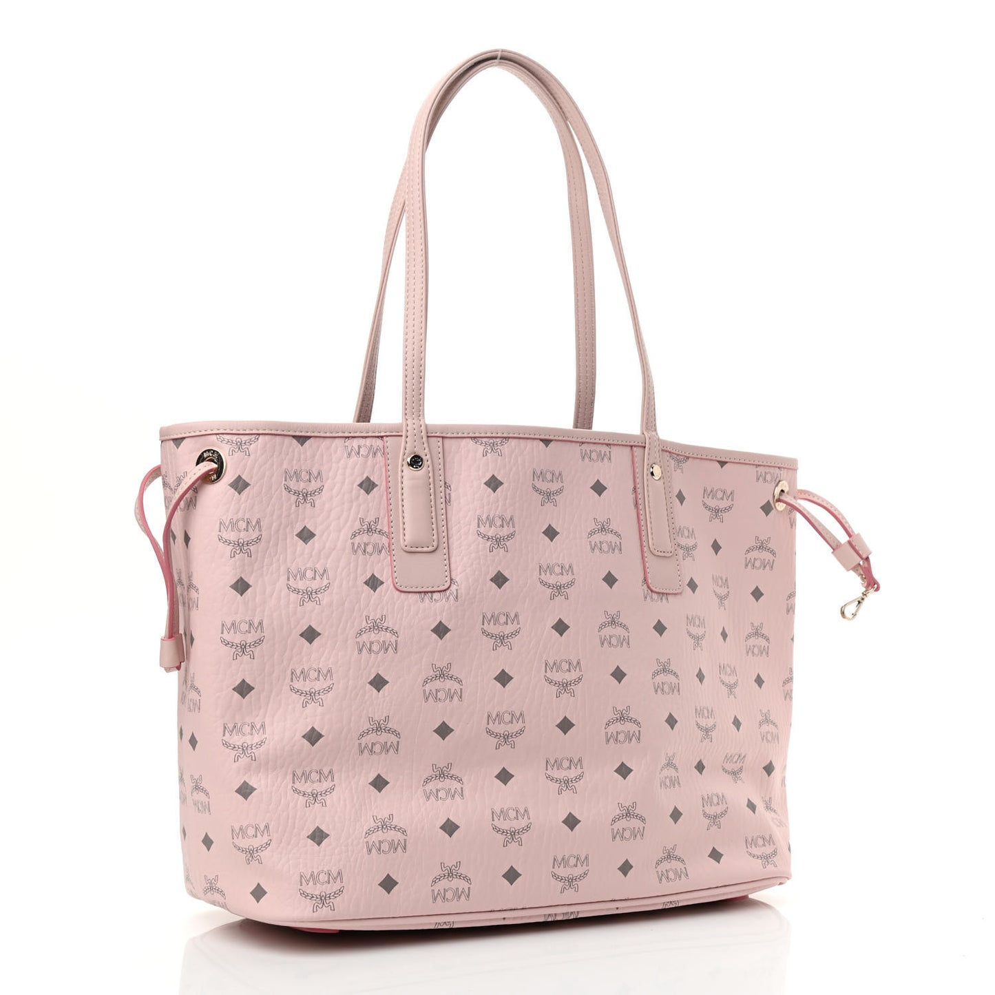 Visetos Medium Liz Reversible Shopper Tote Powder Pink