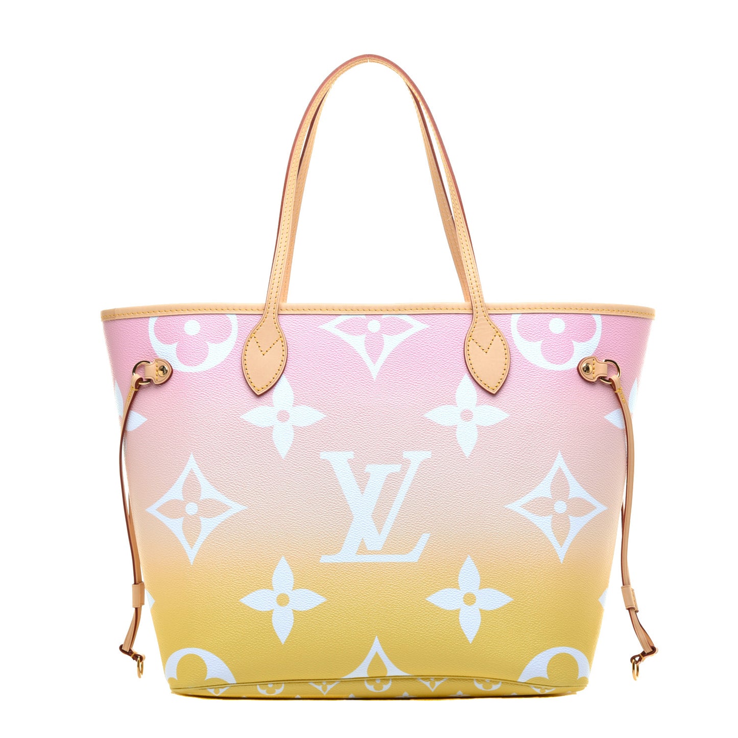 Monogram Giant By The Pool Neverfull MM Light Pink