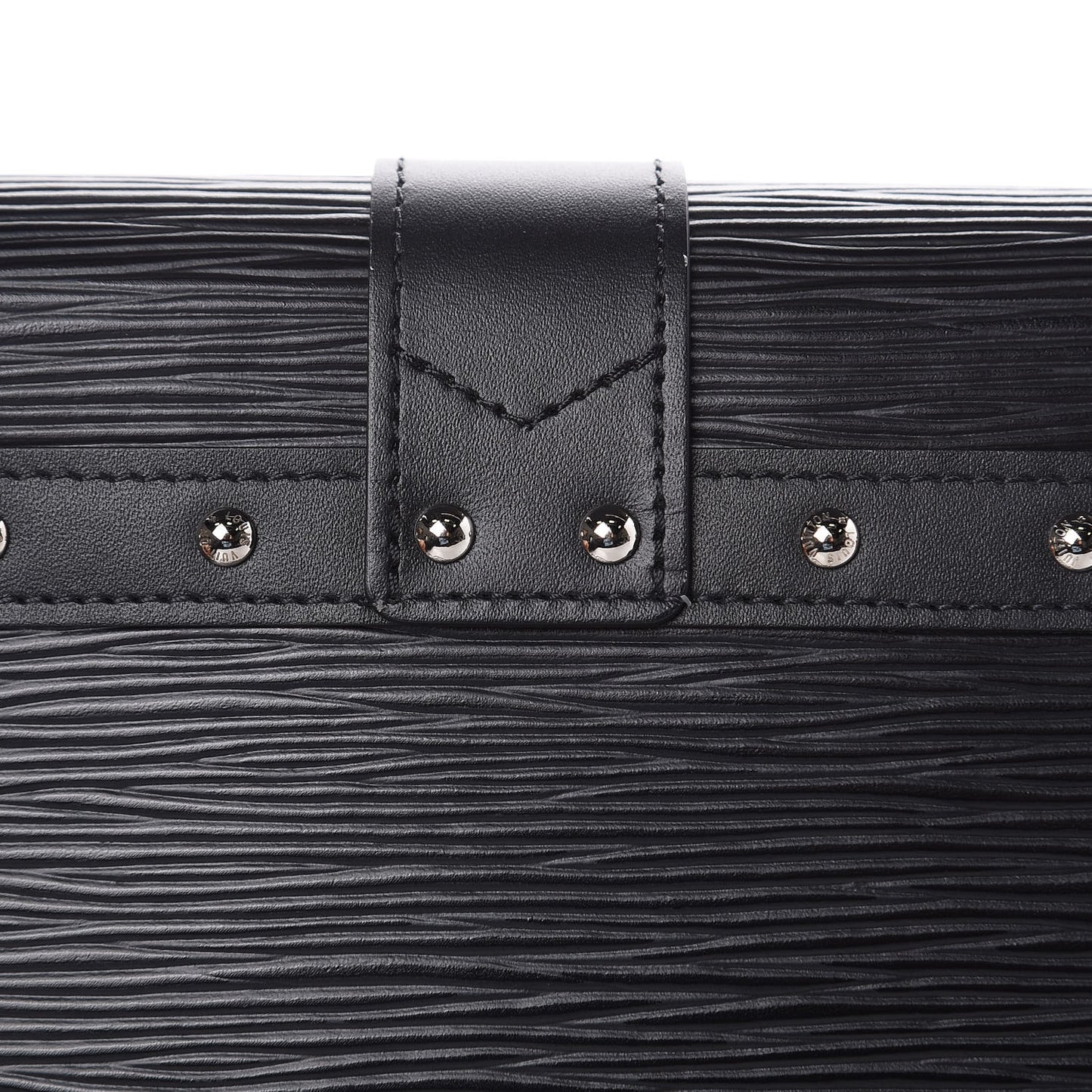 Epi Trunk Chain Wallet Black