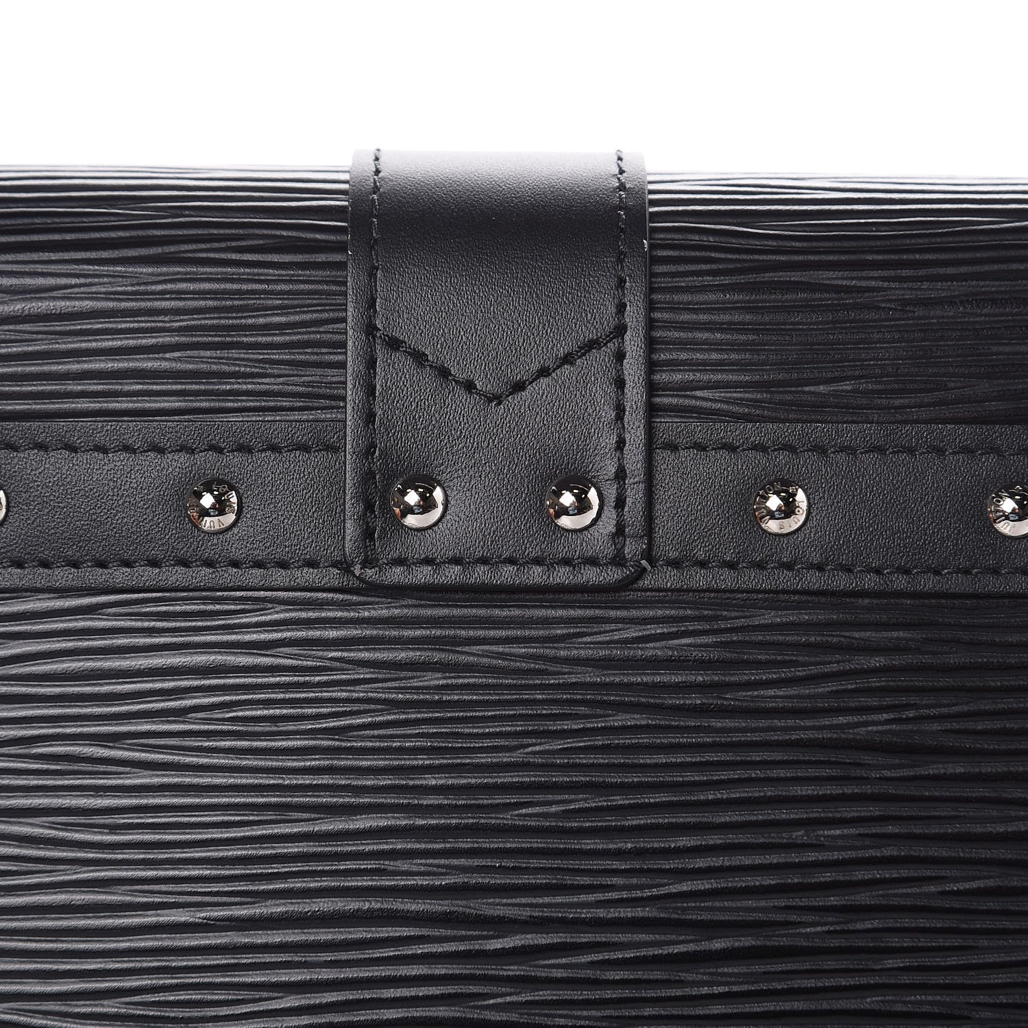 Louis Vuitton Epi Trunk Chain Wallet Black 10 of 12