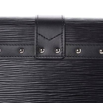 Louis Vuitton Epi Trunk Chain Wallet Black 10 of 12