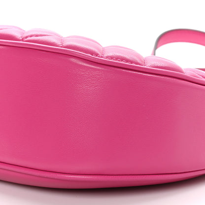 Versace Nappa Quilted Medusa Shoulder Bag Fuchsia 9 of 9