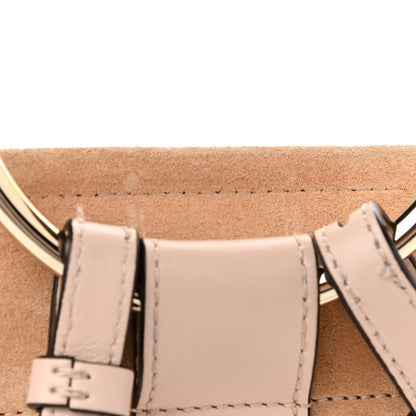 Chloe Suede Calfskin Mini Faye Bracelet Bag Cement Pink 11 of 13