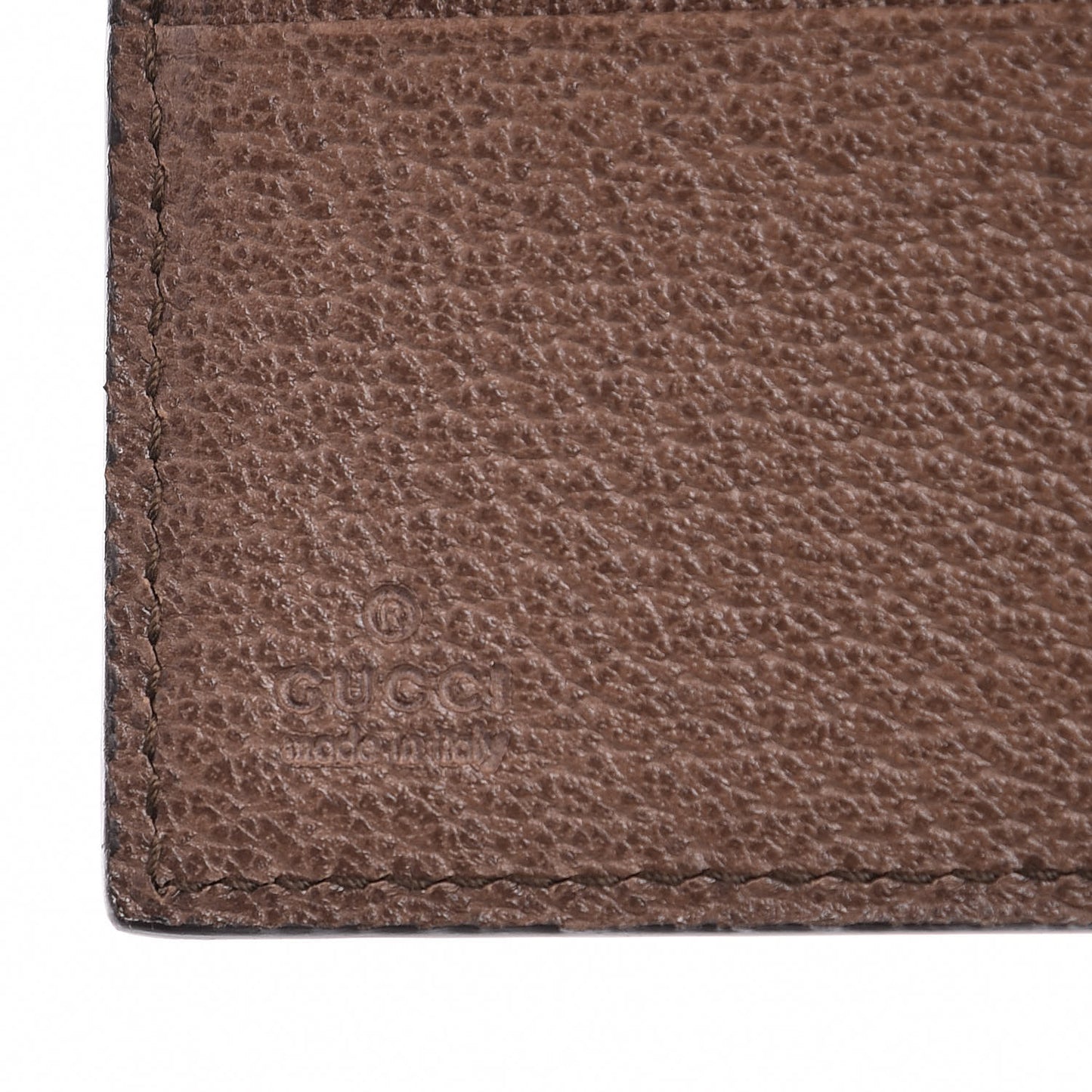 GG Supreme Monogram Web Ophidia French Flap Wallet Beige New Acero