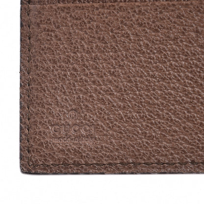 Gucci GG Supreme Monogram Web Ophidia French Flap Wallet Beige New Acero 6 of 8