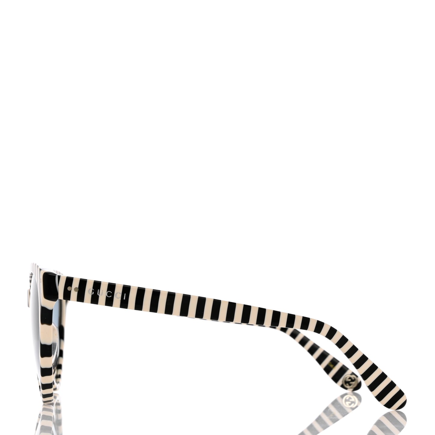 Cat Eye GG0569S Sunglasses White Black
