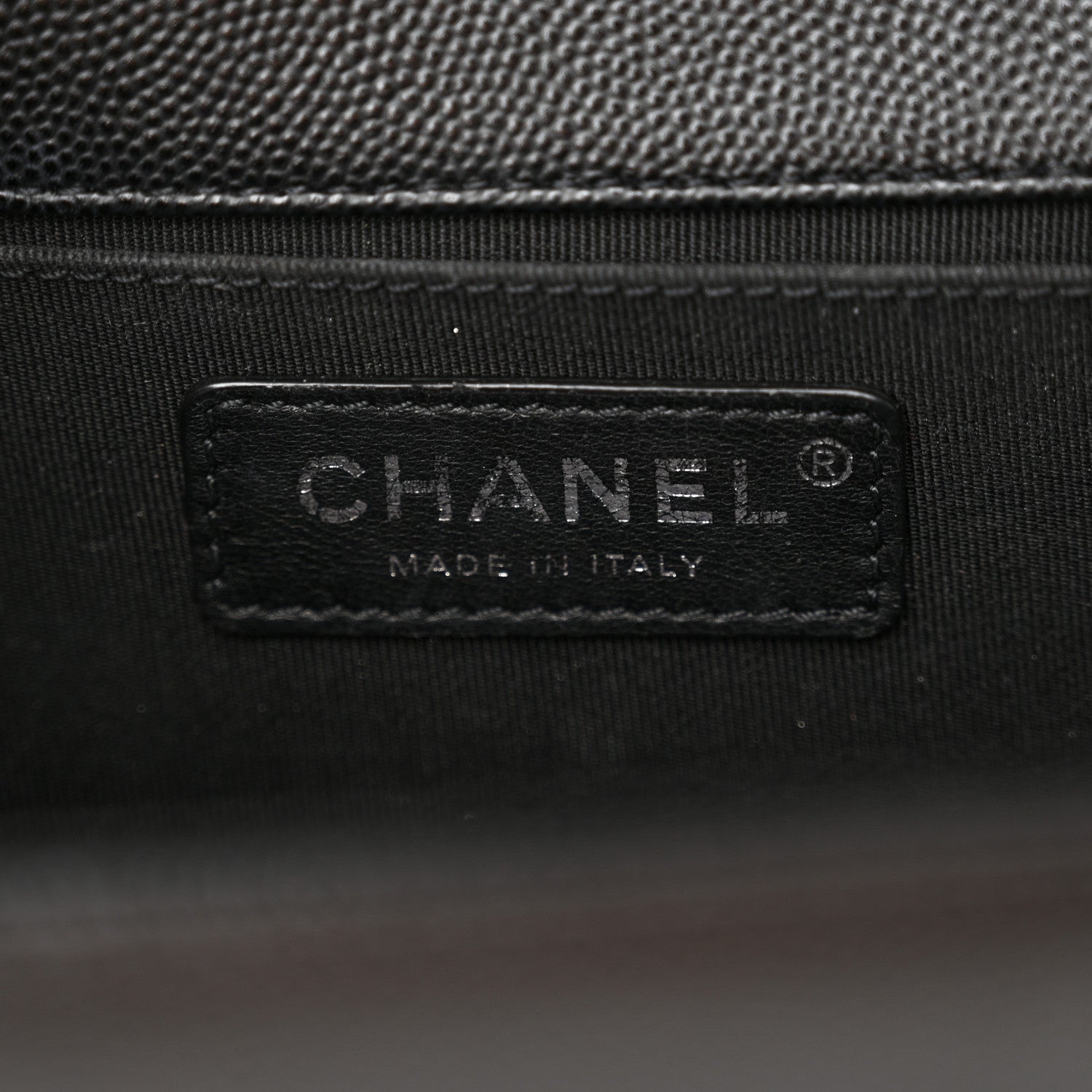 Chanel Caviar Quilted Medium Boy Flap Black 6 of 12