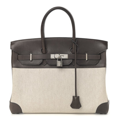 Hermes Toile Barenia Birkin 35 Ebene 1 of 22