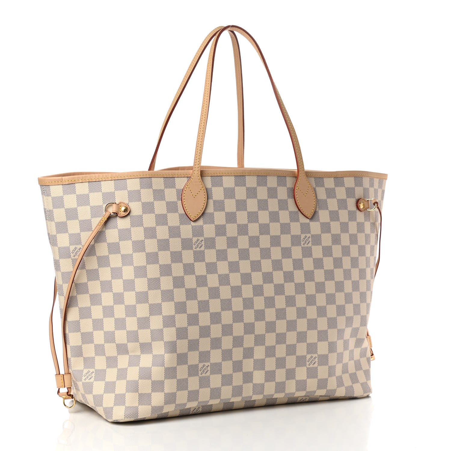 Louis Vuitton Damier Azur Neo Neverfull GM Rose Ballerine 4 of 9