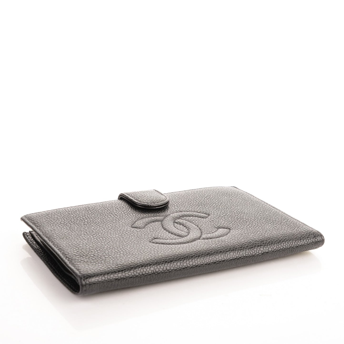 Caviar Timeless CC French Wallet Black