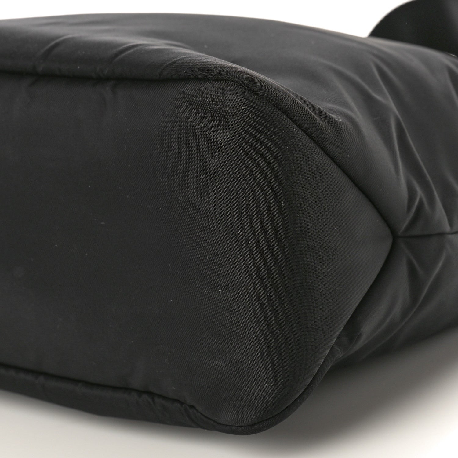 Prada Re-Nylon Nappa Triangle Medium Double Handled Tote Black 11 of 11