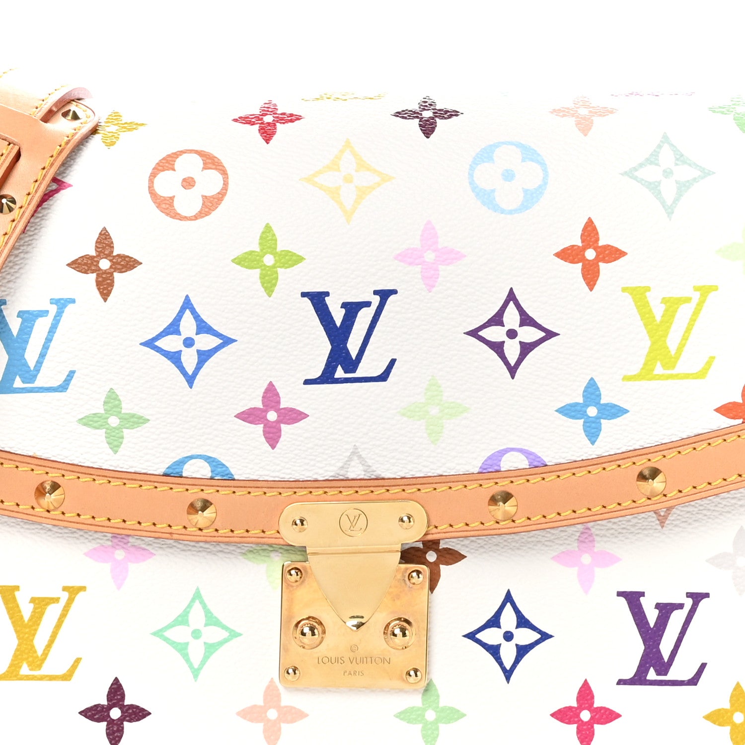 Louis Vuitton Monogram Multicolor Sologne White 7 of 9