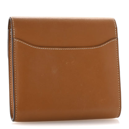 Hermes Tadelakt Constance Short Wallet Gold 3 of 9