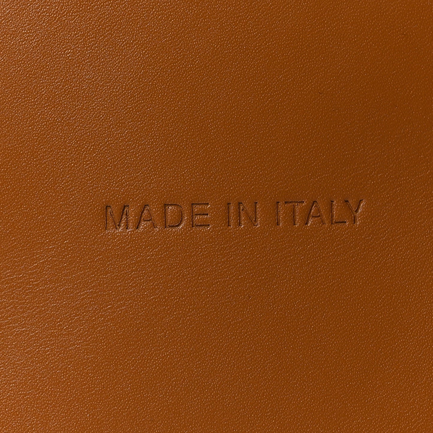 Calfskin Mini Curve Bucket Bag Tan