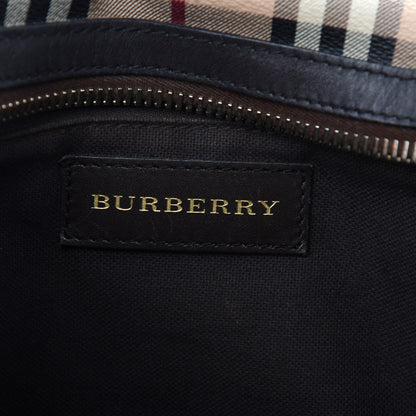 Burberry Haymarket Check Medium Gladstone Chocolate 6 of 10