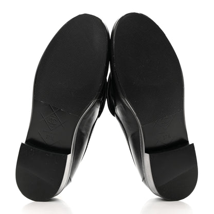 Chanel Lambskin Quilted CC Turnlock Loafers 37.5 Black 5 of 10