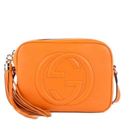 Gucci Pebbled Calfskin Small Soho Disco Bag Curcuma 1 of 6