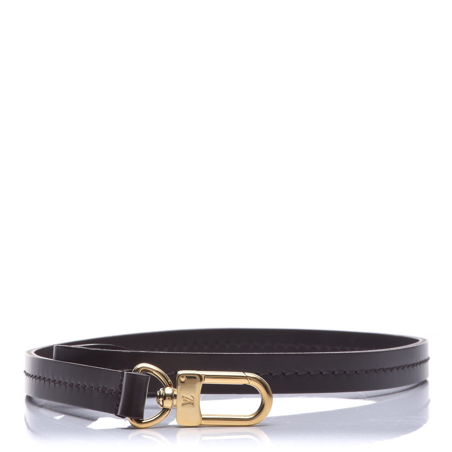Calfskin Pochette Accessories Strap Brown