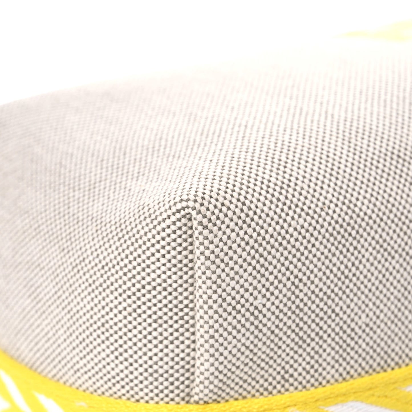 Canvas Small Bride-A-Brac Pouch Natural Jaune Citron