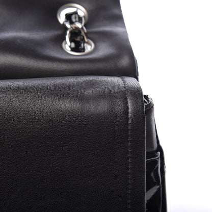 Chanel Patent Quilted Jumbo Double Flap Black 11 of 15