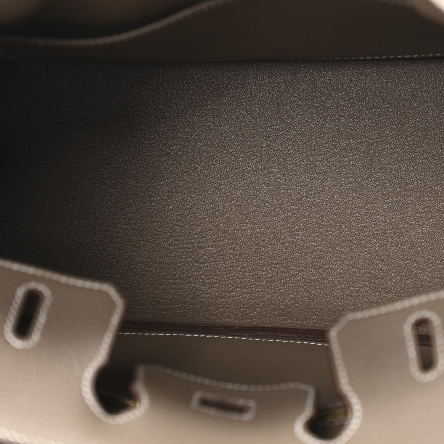 Hermes Togo Birkin 25 Etoupe 5 of 11