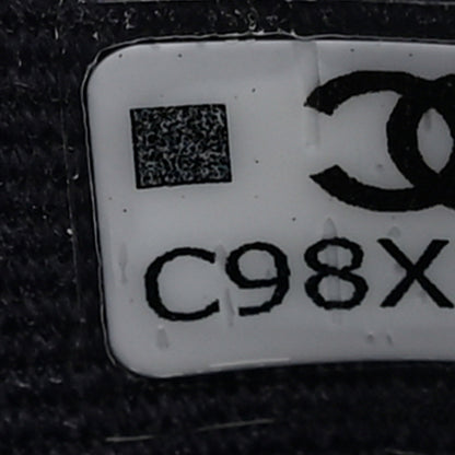 Chanel Grained Calfskin Quilted Passport Holder Wallet Navy 7 of 7