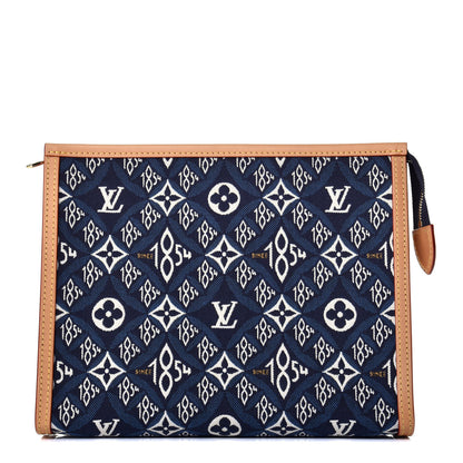Louis Vuitton Jacquard Since 1854 Toiletry Pouch 26 Blue 1 of 9