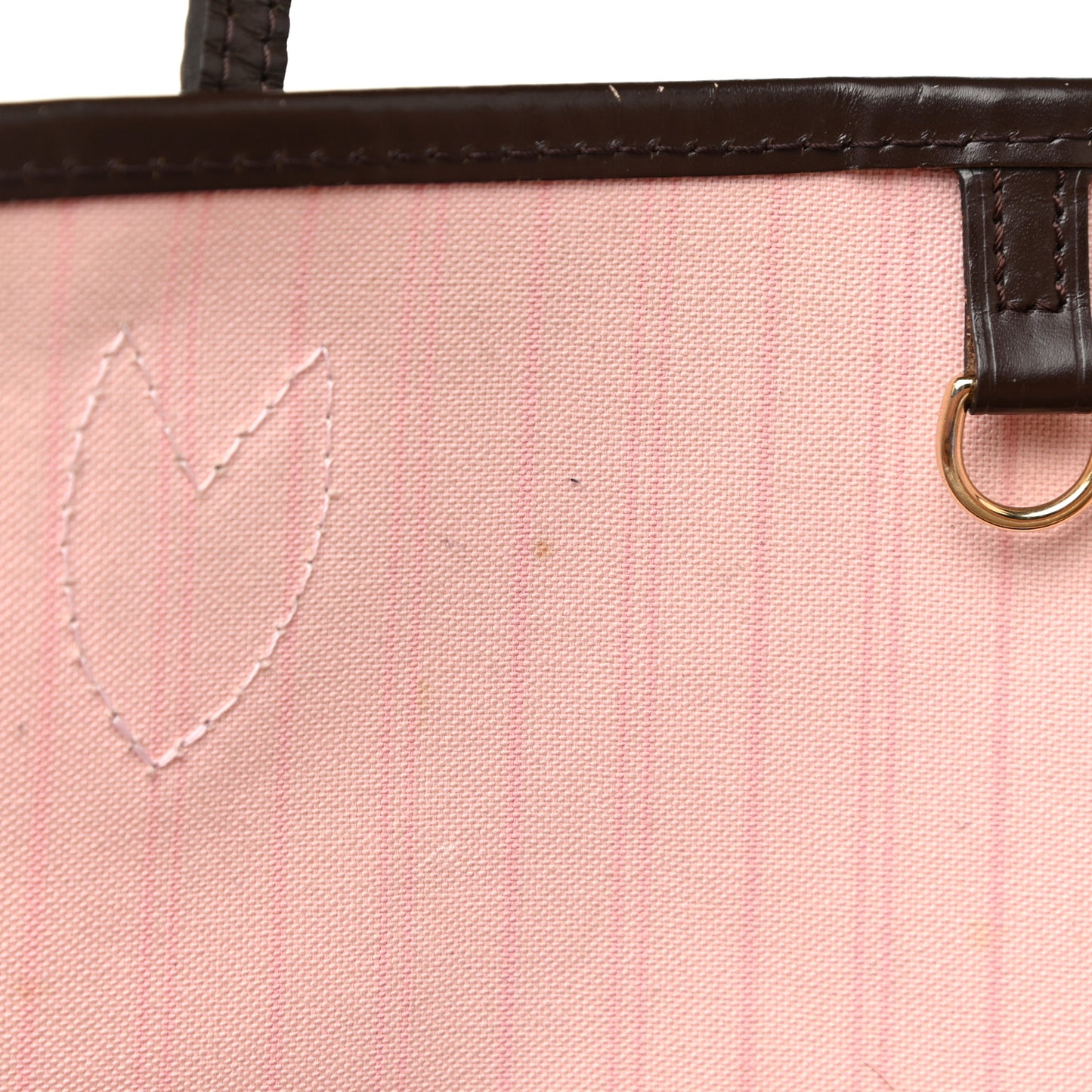 Damier Ebene Neo Neverfull MM Rose Ballerine