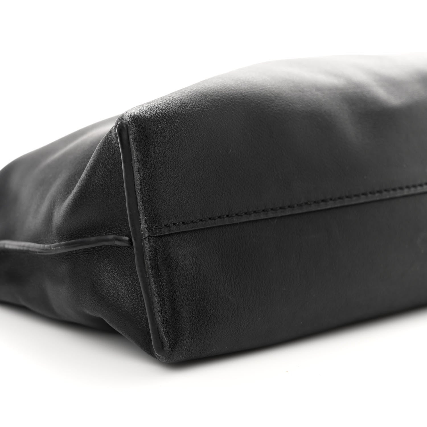 Loewe Nappa Calfskin Mini Flamenco Knot Clutch With Chain Black 10 of 11