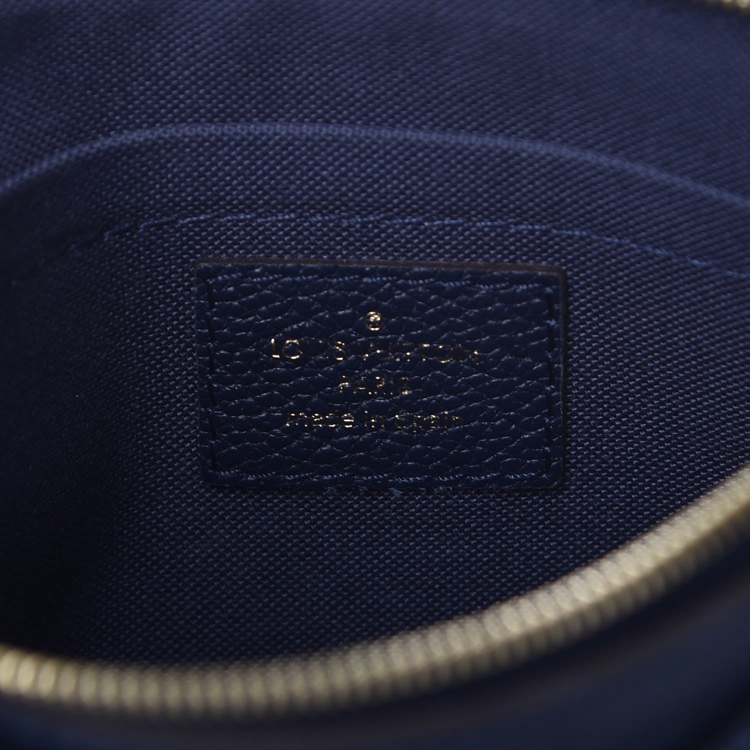 Louis Vuitton Monogram Pallas Clutch Blue Marine 6 of 9