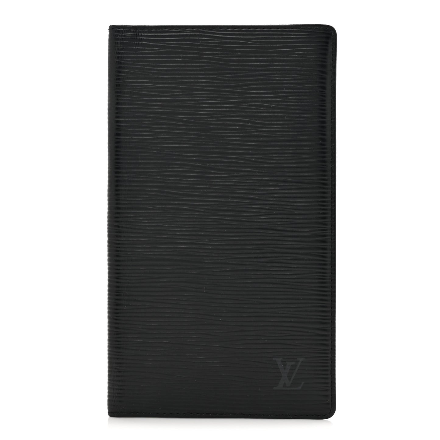 Epi Checkbook Organizer Wallet Black