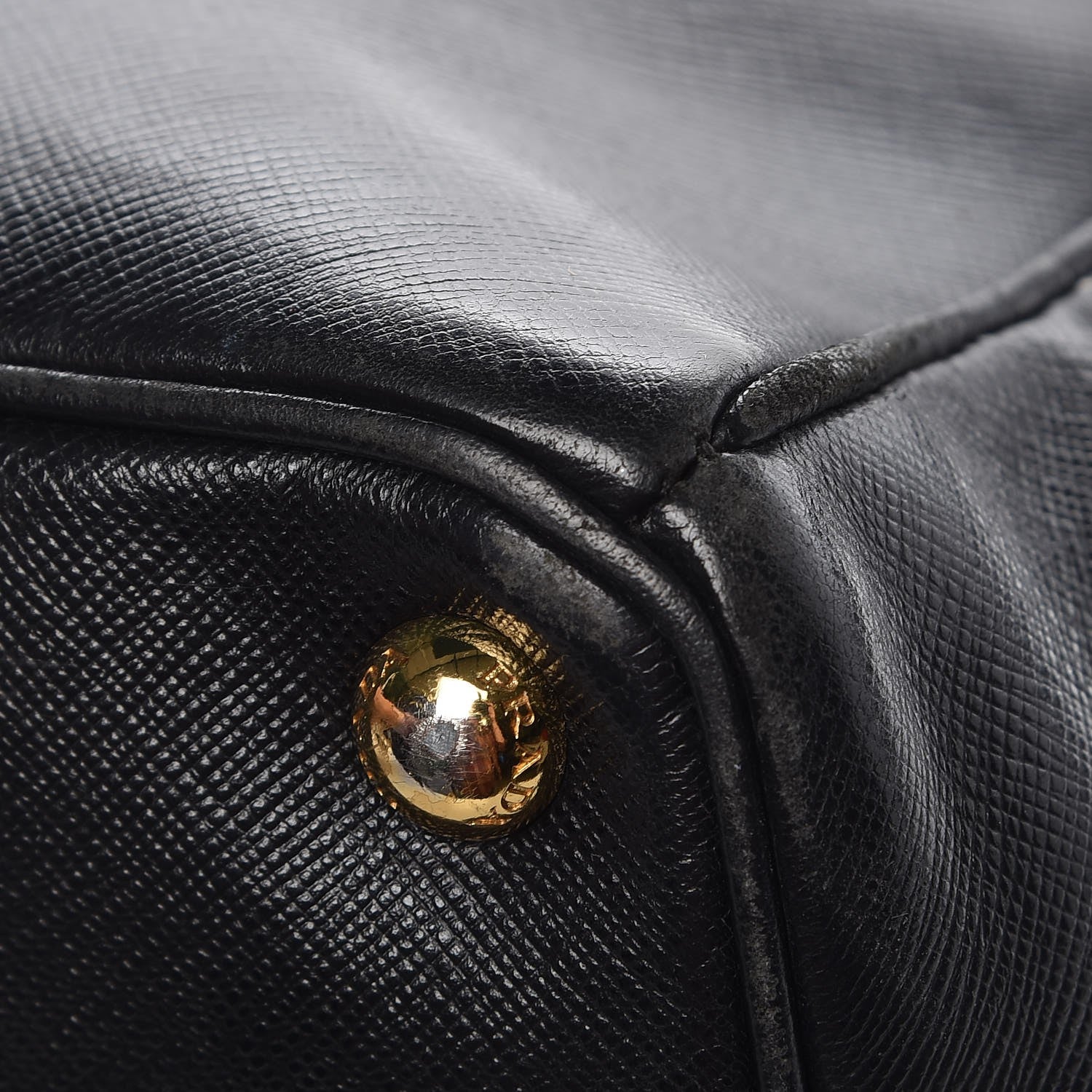 Prada Saffiano Medium Galleria Double Zip Tote Black 12 of 21