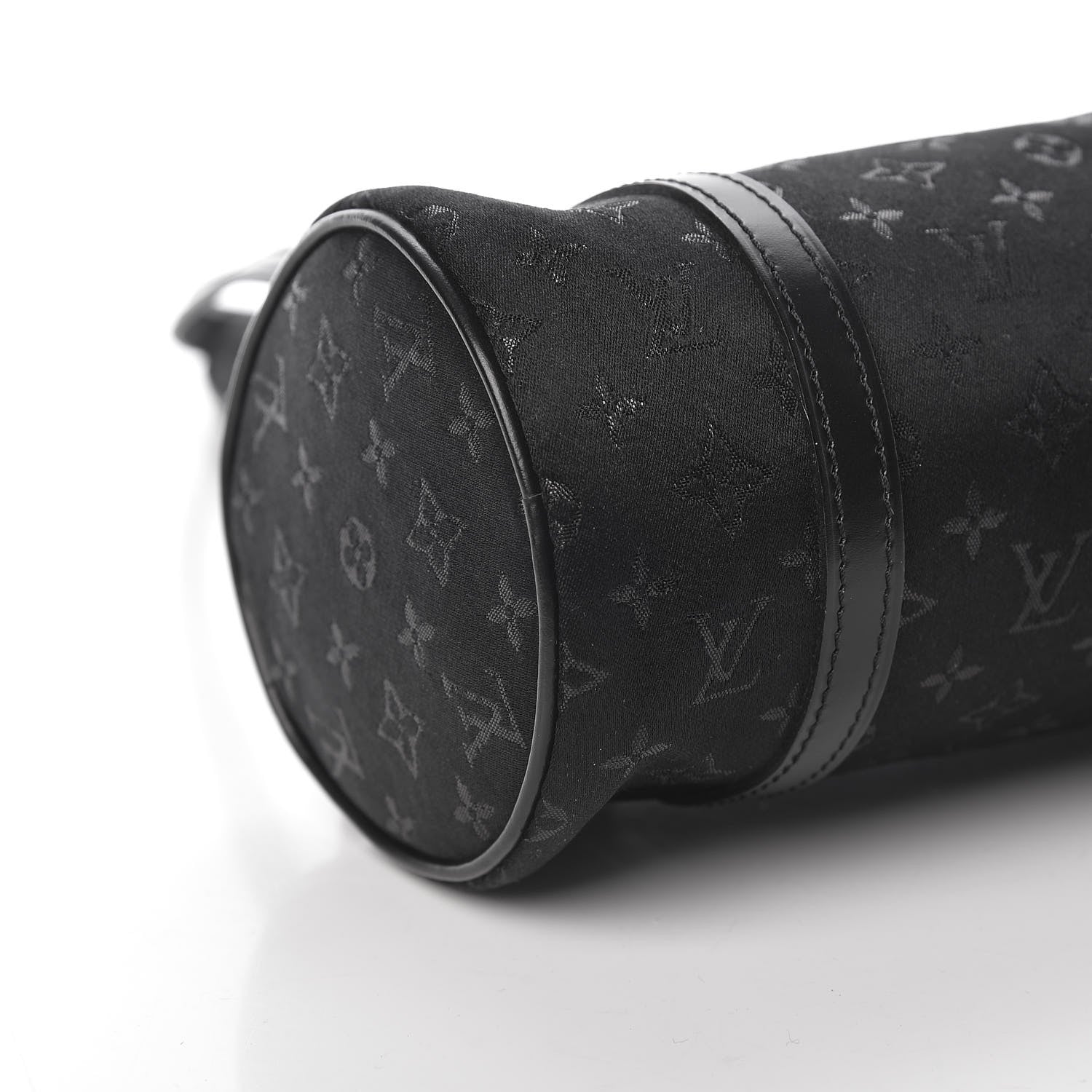 Louis Vuitton Satin Monogram Mini Papillon Black 8 of 9