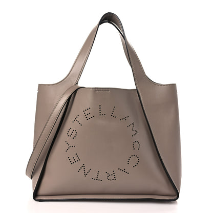 Stella McCartney Eco Alter Nappa East West Perforated Tote Moss 3 of 9