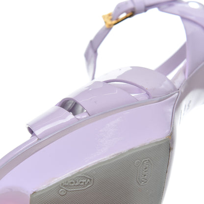Saint Laurent Patent Tribute 75 Platform Sandals 35 Lavender 15 of 18