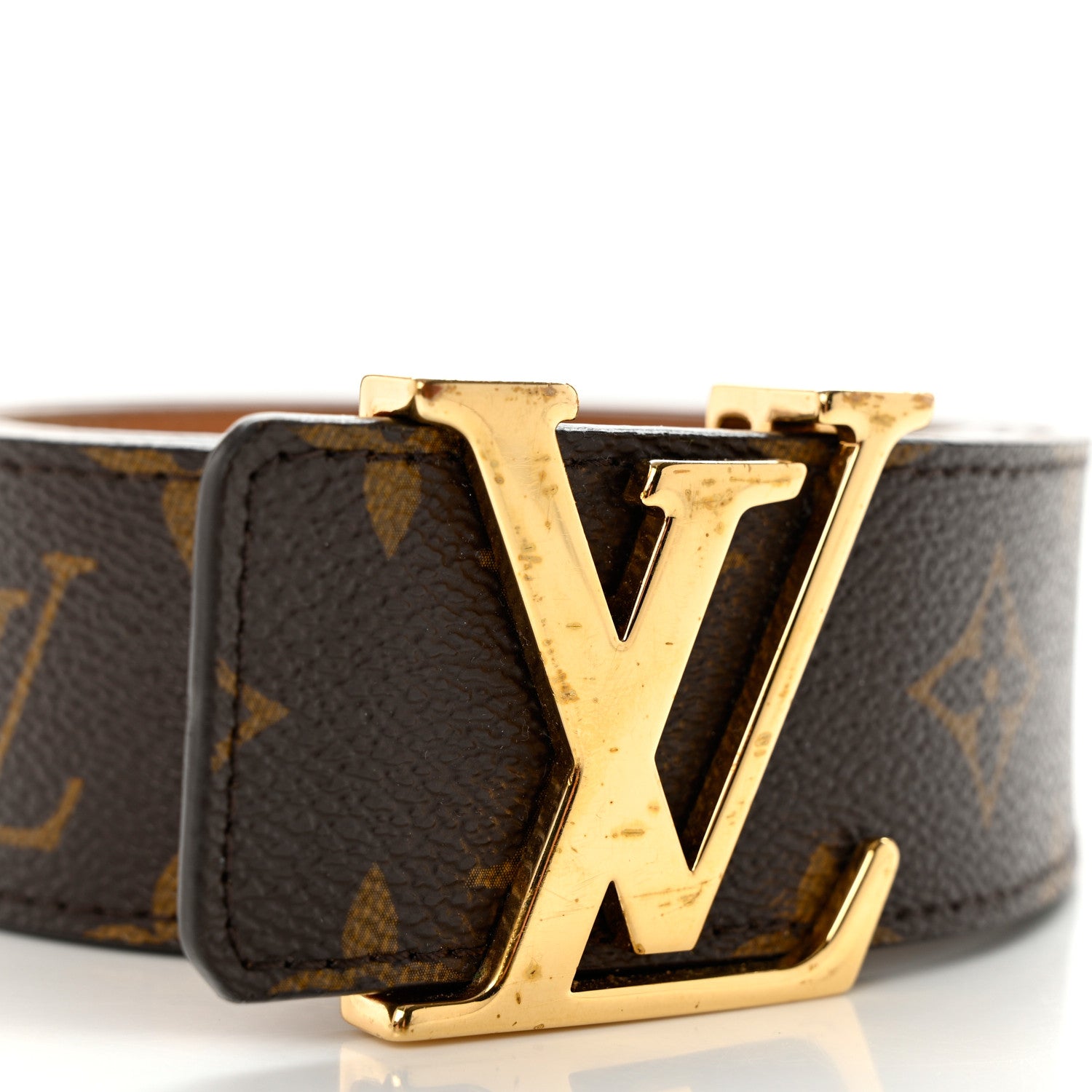 Louis Vuitton Monogram 40mm LV Initiales Belt 90 36 9 of 9