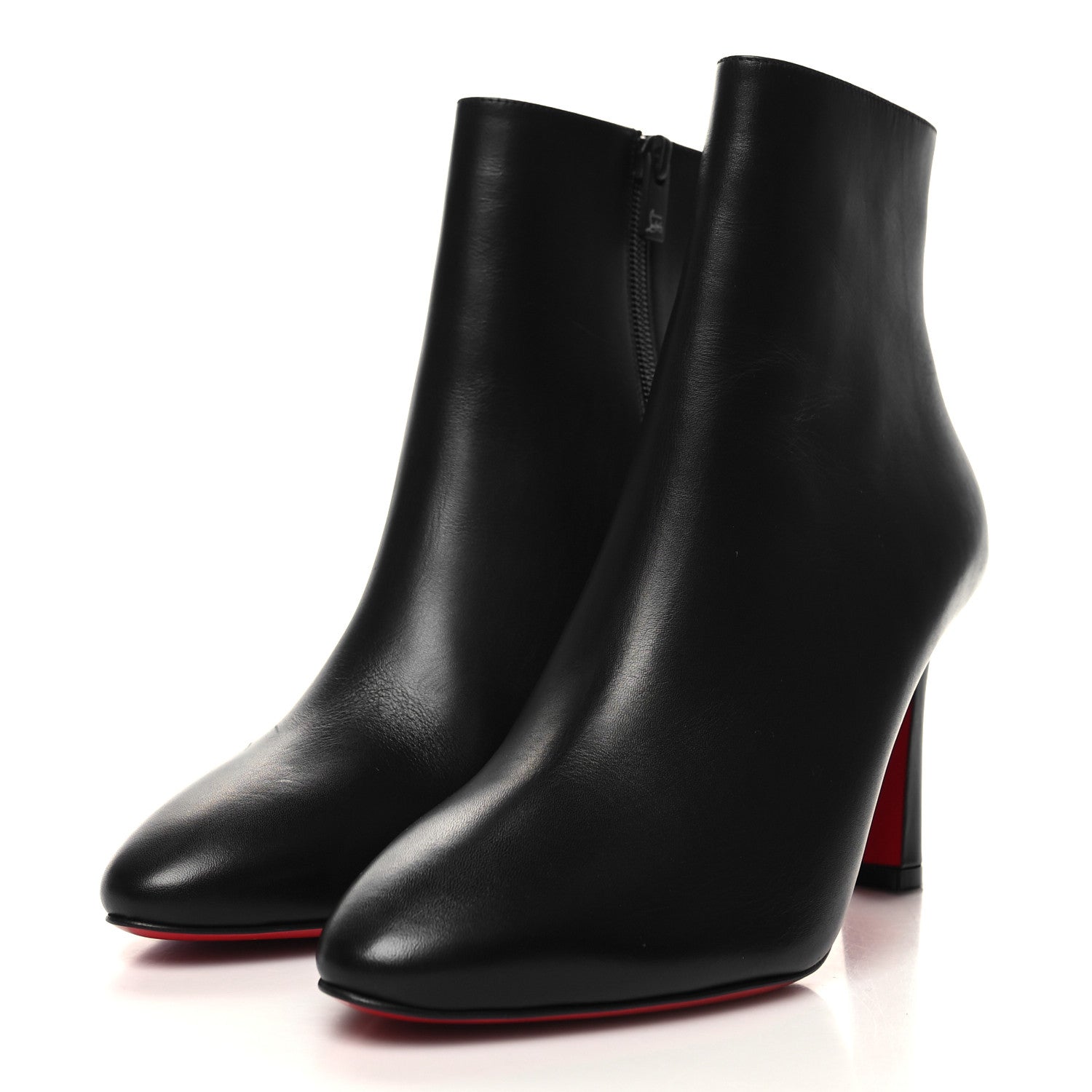 Christian Louboutin Calfskin So Eleanor 85 Ankle Boots 37 Black 3 of 7