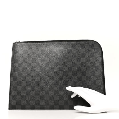 Louis Vuitton Damier Graphite Pochette Jour GM 2 of 8