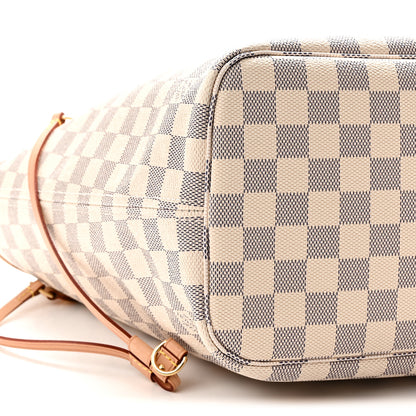 Louis Vuitton Damier Azur Neo Neverfull MM Rose Ballerine Rose Ballerine 9 of 10