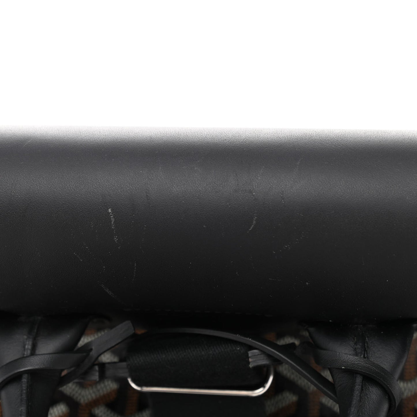Goyardine Calfskin Alpin MM Backpack Black