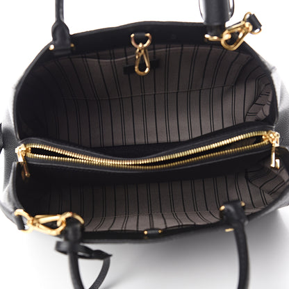 Louis Vuitton Empreinte Montaigne MM Black 4 of 9