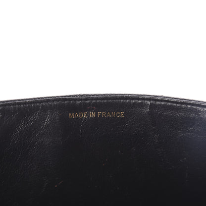 Chanel Caviar Diagonal Quilted Jumbo Single Flap Black 7 of 11