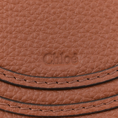 Chloe Raffia Small Grain Calfskin Small Marcie Basket Crossbody Tan 6 of 12