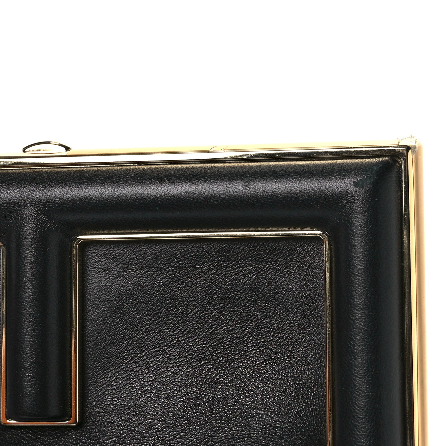 Shiny Nappa Small Fendi First Black