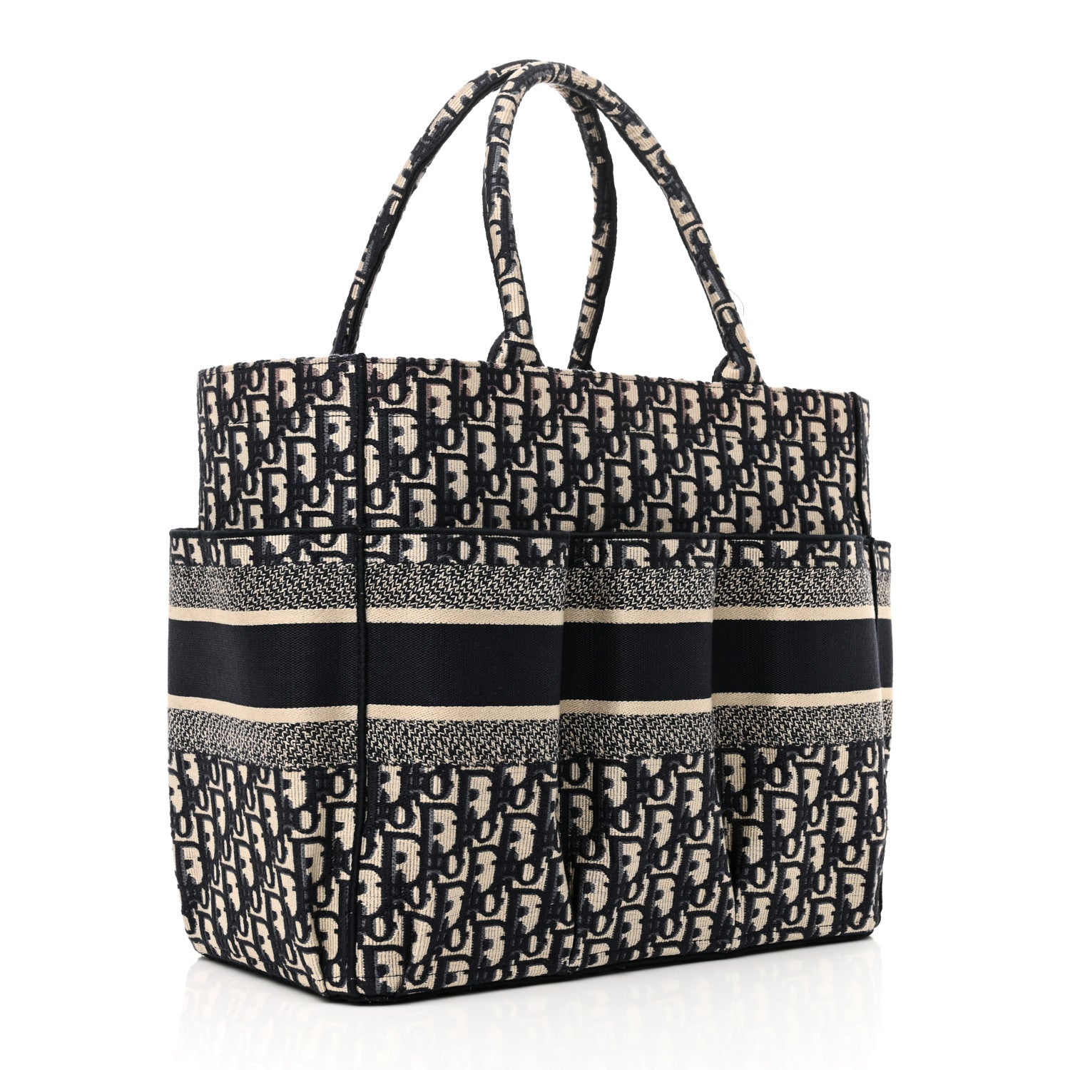 Christian Dior Oblique Catherine Tote Blue 3 of 10
