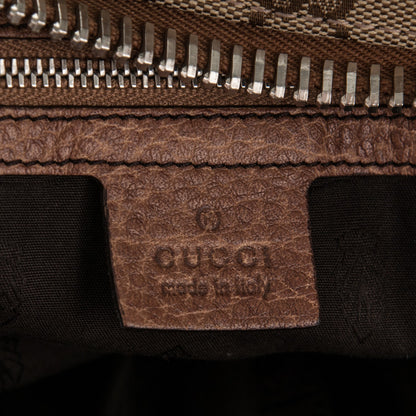 Gucci Monogram Large Bamboo Bar Tassel Shoulder Bag Brown 6 of 7